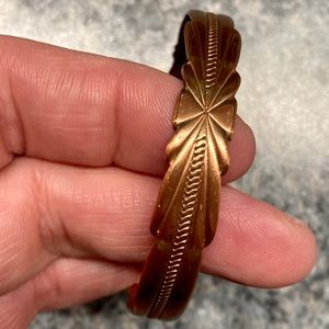 Copper Native American Cuff Bracelet